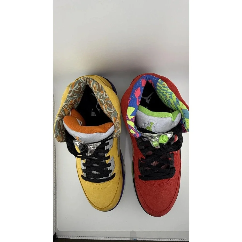 Air Jordan 5 Retro 'What the' SE Solar Orange CZ5725-700 Suede Size 11 CLEAN!!